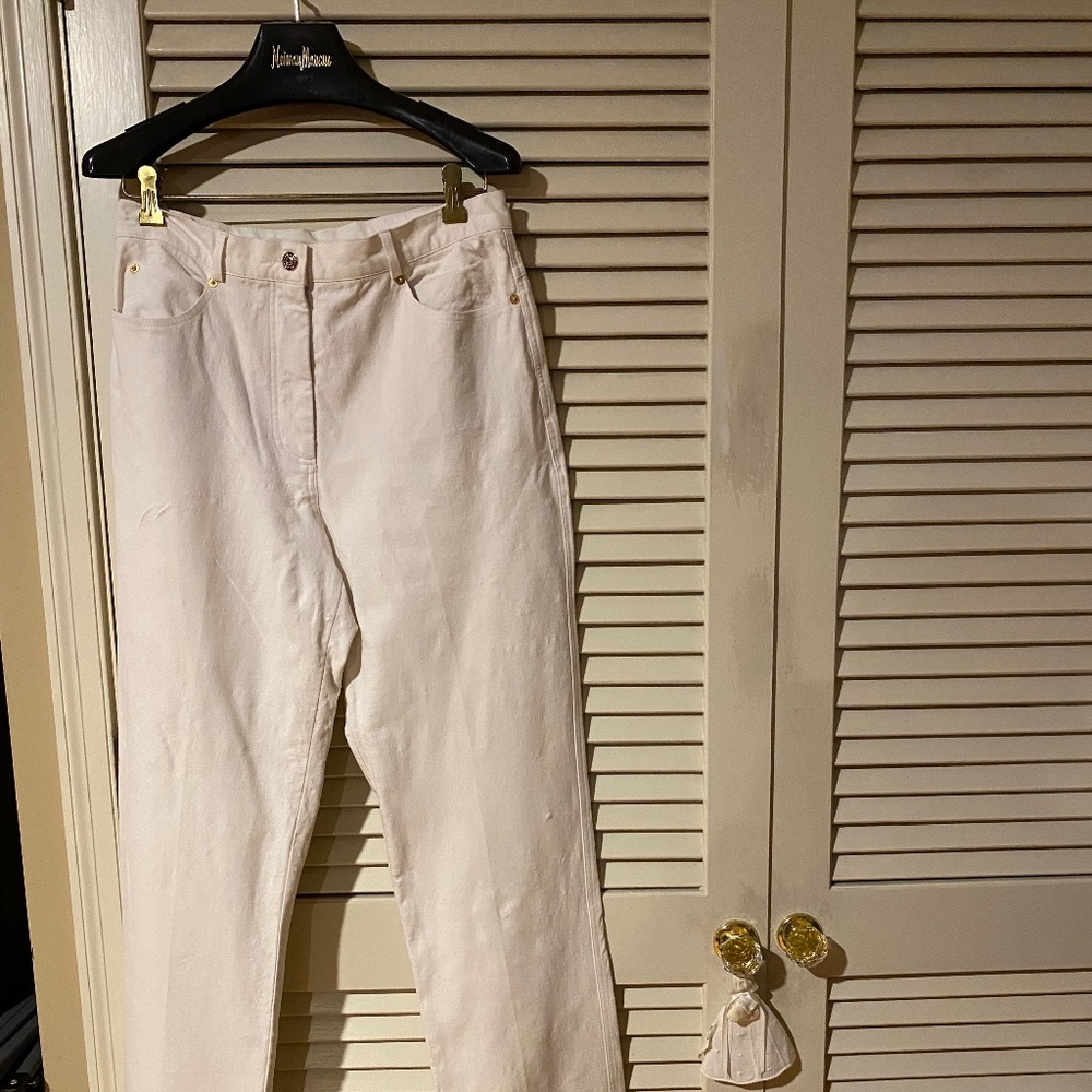 St John Sport Women's White Stretch Pant's (12)